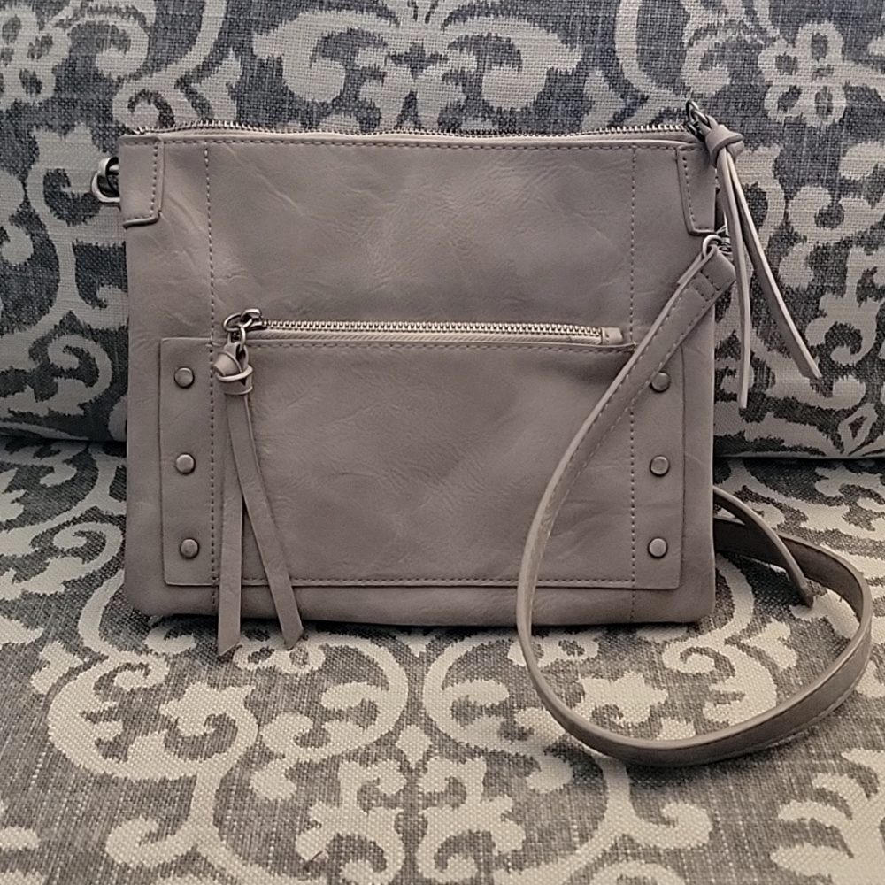 Antik Kraft Savannah Crossbody Cream Neutral Vegan Leather Shoulder